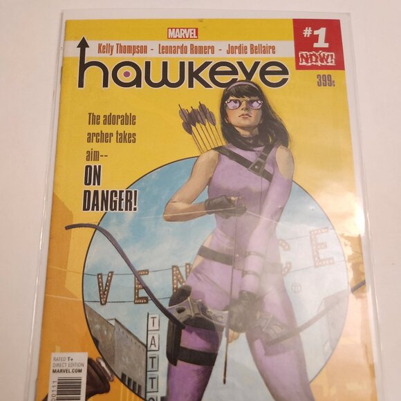 Hawkeye #1A (2017) Marvel, 1st Solo Series Kate Bishop, 1st App of Alloy, NM - Picture 13 of 14